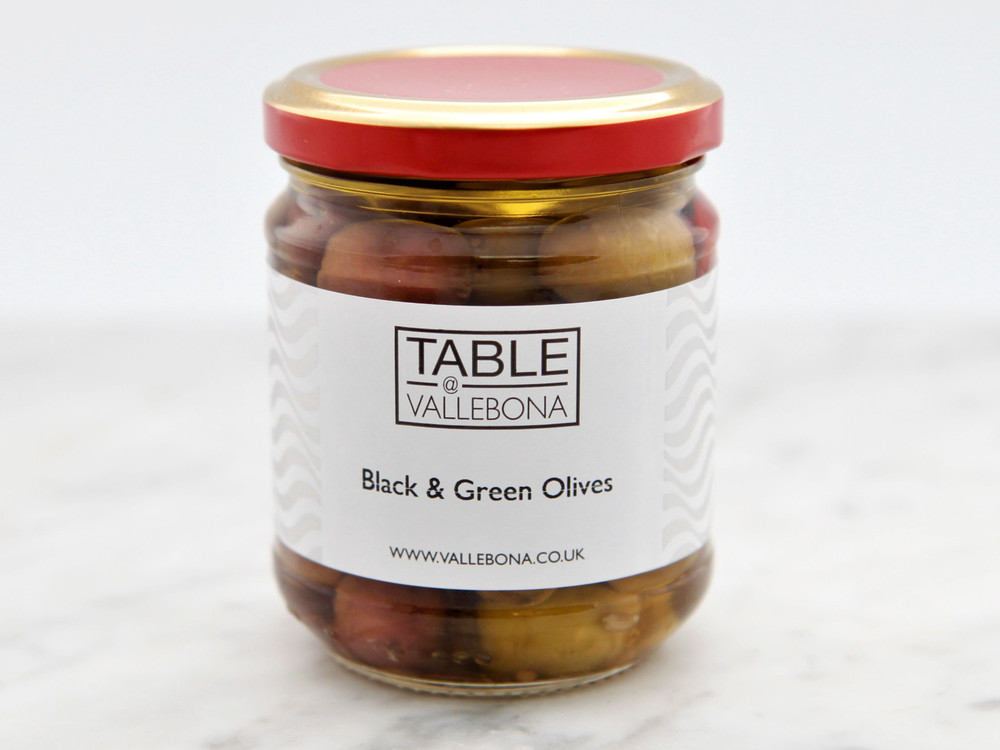 Black & Green Olives
