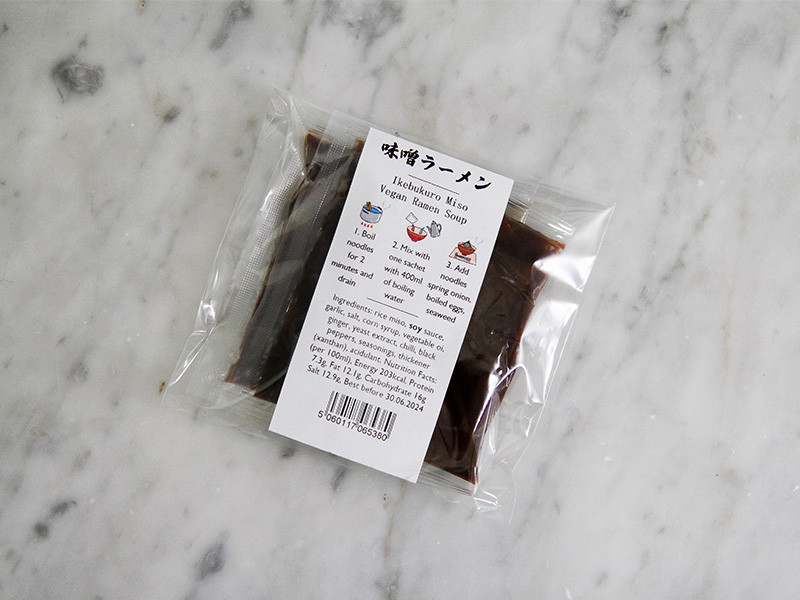 Ikebukuro Vegan Ramen Soup Miso 2x50g (Pk 16)